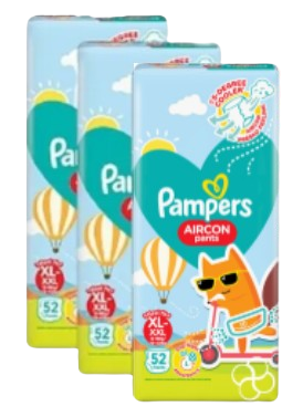 Aircon-Dry Pants Diapers (Bundle)