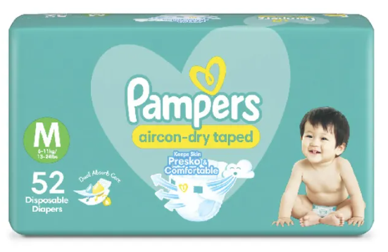 Aircon-Dry Taped Diapers