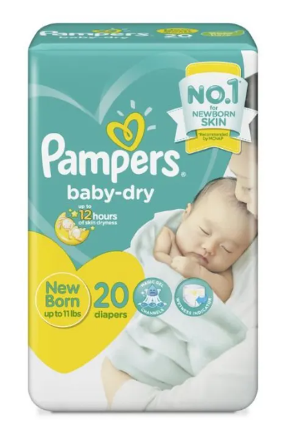 Baby-Dry Taped Diapers