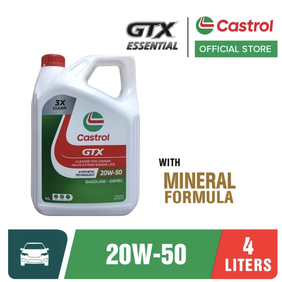 Castrol GTX 20W-50 1L/4L