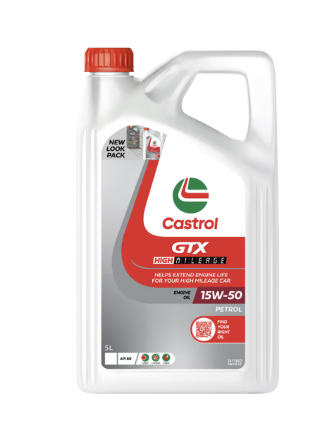 Castrol GTX HIGH MILEAGE 15W-50