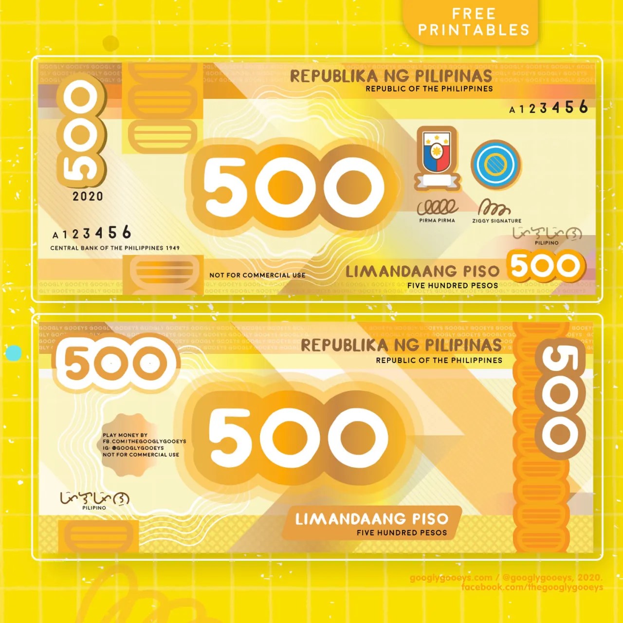 Play Money For Every Juans
