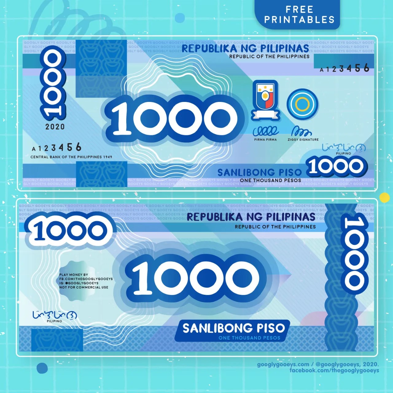 Play Money For Every Juans