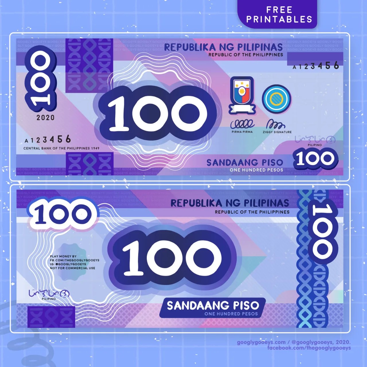 Play Money For Every Juans