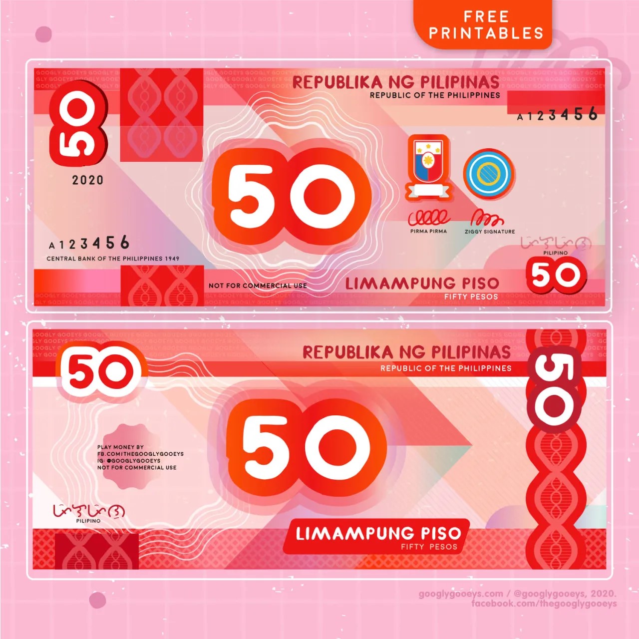 Play Money For Every Juans