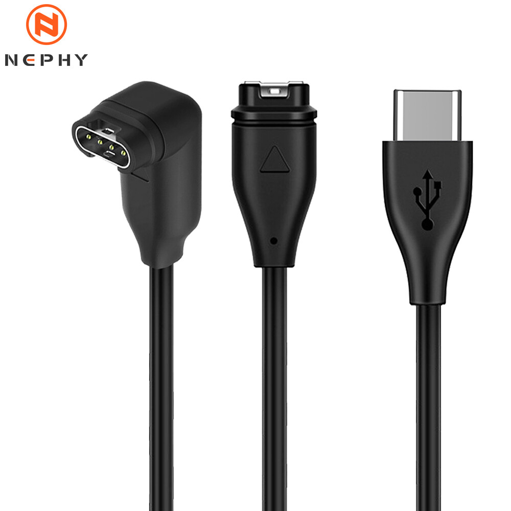 Garmin Universal USB-C, Charging Cable, Accessories, Black, 1M