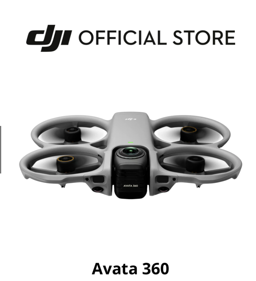 DJI Avata 360 – 8K 1-Inch Imaging | O4+ Transmission | 360° Lens | Omni Sensing | Spotlight Free