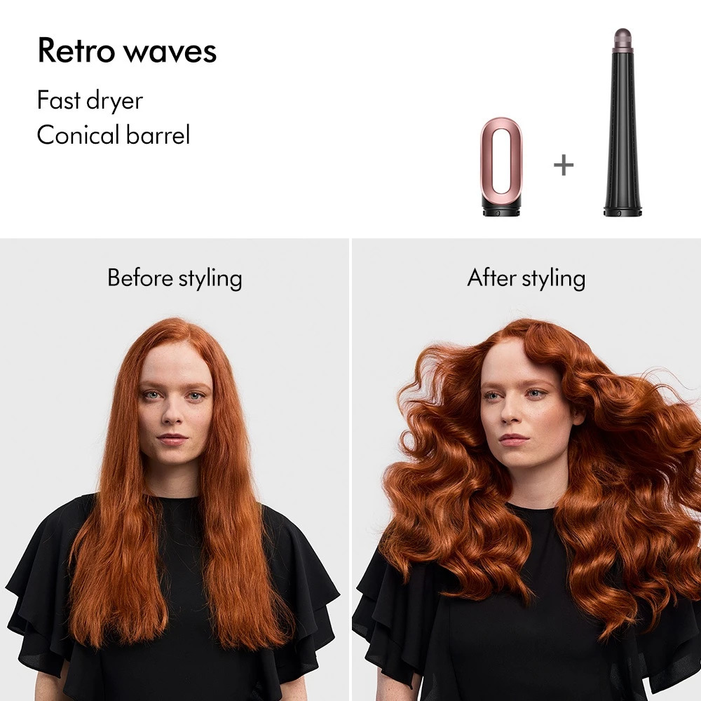 Dyson Airwrap i.d ™ multi-styler and dryer | 6-in-1 | No Heat Damage (Ceramic Pink/Rose Gold)