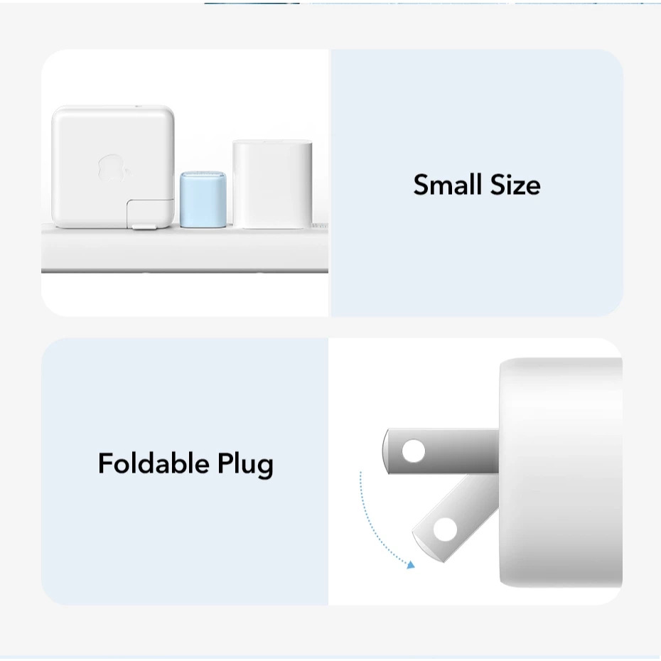 Anker Zolo 30W/20W Fast Wall Charger Compact Size Foldable Plug for iPhone 17/16/15/14 Series