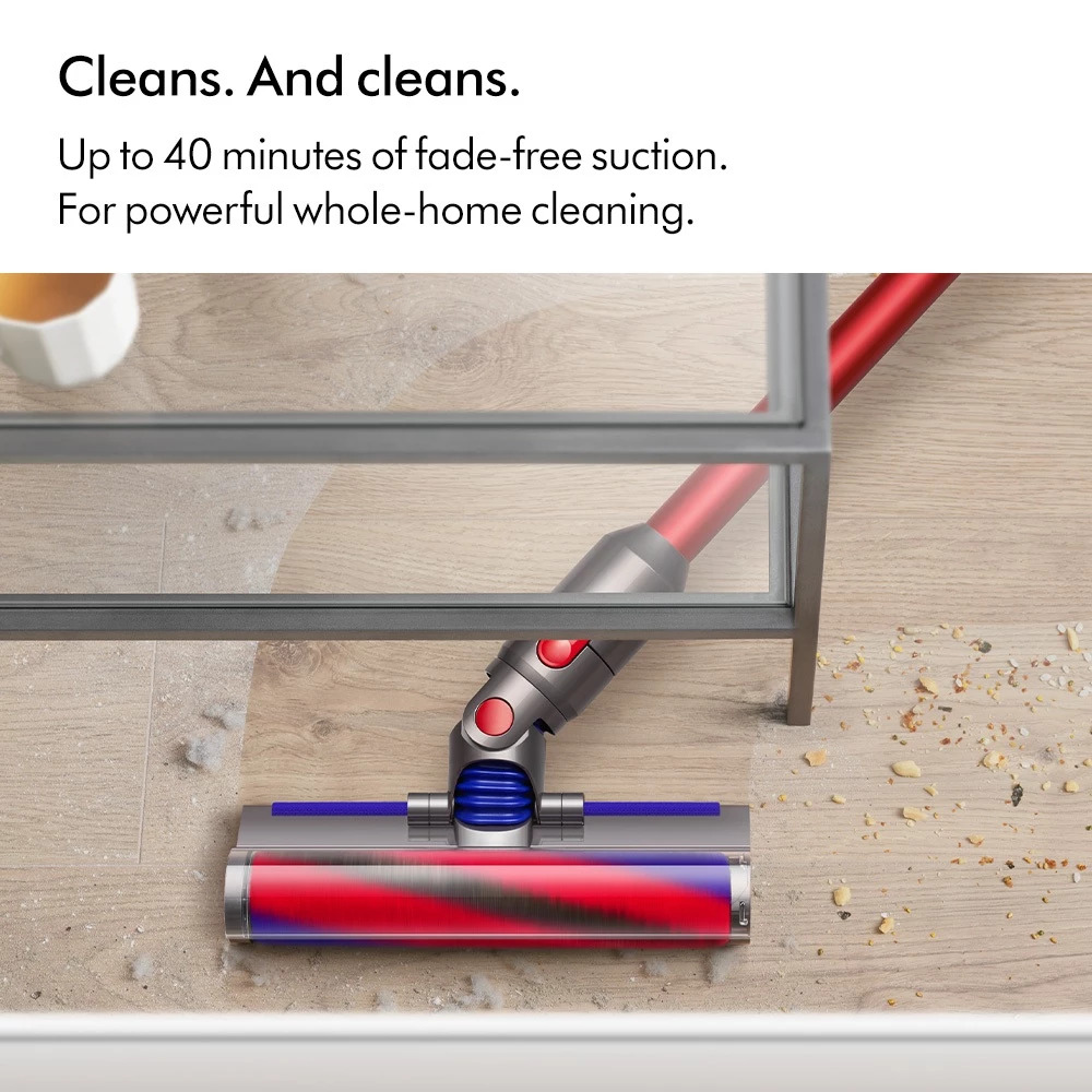 Dyson V8 Slim Fluffy Cordless Vacuum Cleaner | 4-in-1 with dock | 40 Mins Runtime | Soft Roller Head