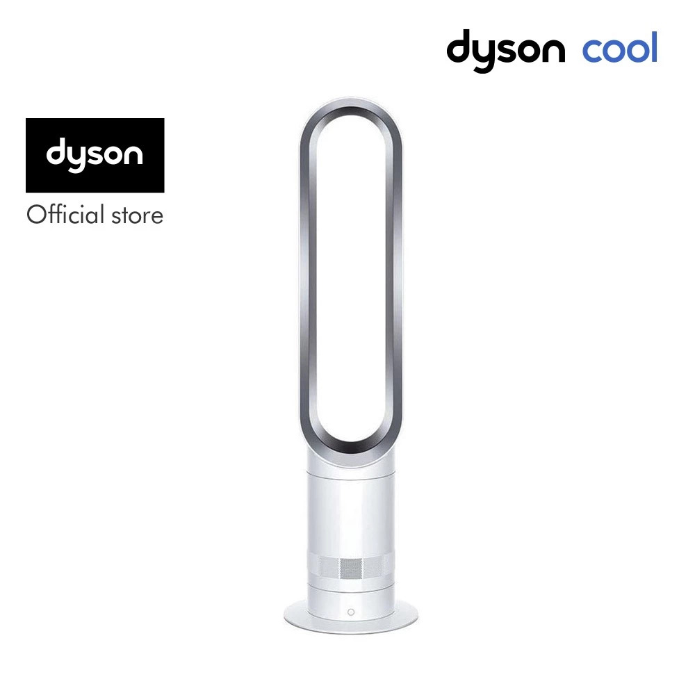 Dyson Cool ™ Bladeless Tower Fan for Powerful Cooling & Airflow | AM07 (White/Silver)