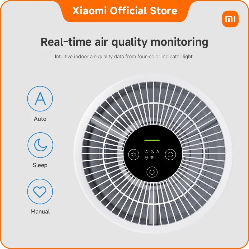 Xiaomi Smart Air Purifier 4 Compact |1-year Warranty | Allergen removal | Low Noise | Smart control