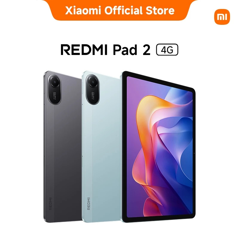 Redmi Pad 2 | 4G | 6GB+128GB,8GB+256GB| LTE, Massive 9000mAh (typ) battery, 11'' 2.5K crystal-clear