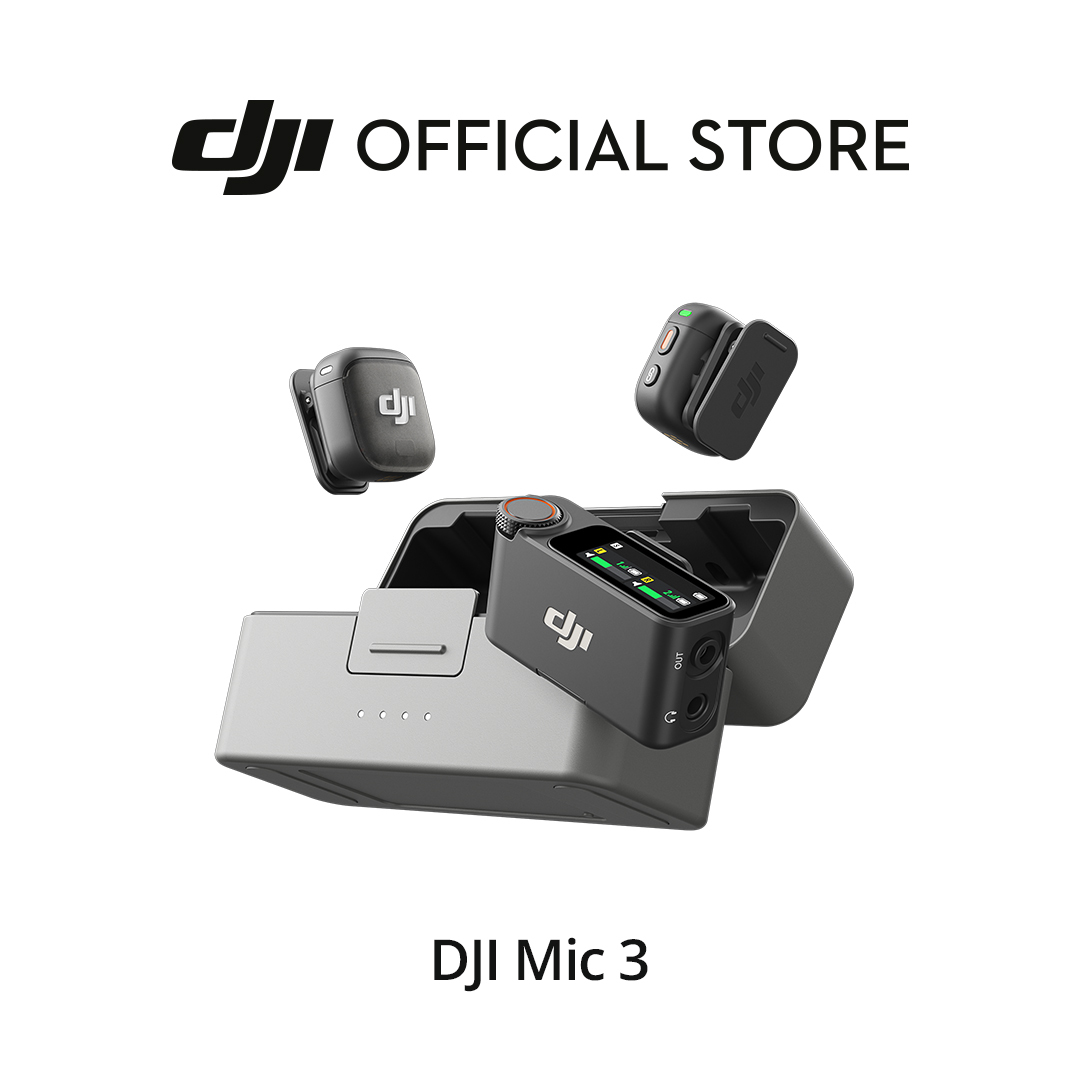 DJI Mic 3 - Four-Channel Output | Dual-Band Reliability | 48 kHz 24-bit Lossless Transmission | Dual