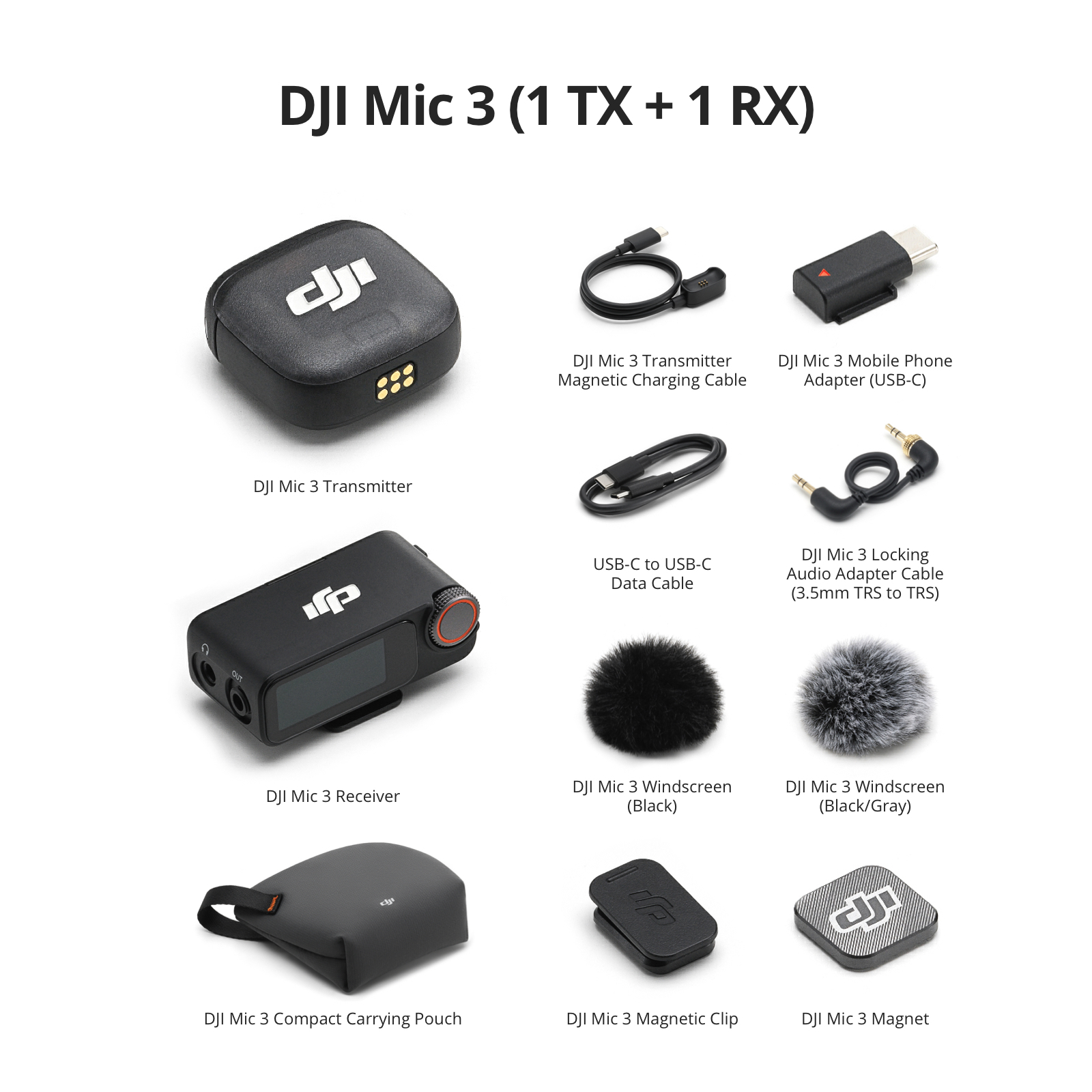 DJI Mic 3 (1 TX + 1 RX)